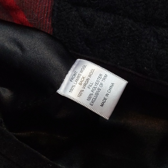 Pendleton Womens Red/Green Plaid Zipper Lambswool Sweater Vest Preppy Sz.Small - Picture 10 of 11